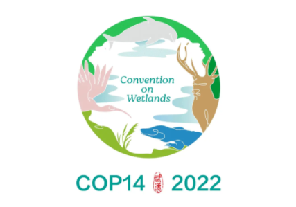 COP14大會(huì)標(biāo)志公布，以中國(guó)傳統(tǒng)玉璧為造型，內(nèi)嵌四種瀕危動(dòng)物